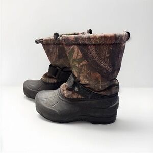 Northside Camo Boys Size 1 Snow Hunting Boots Thinsulate Waterproof Lined